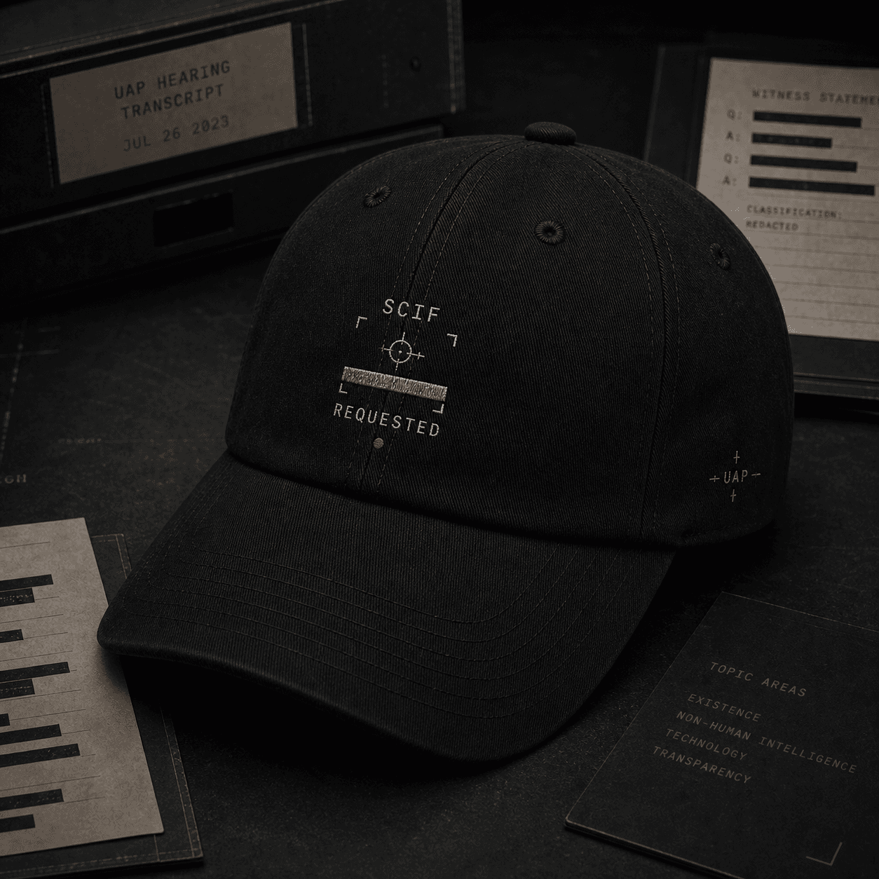 SCIF Requested Cap mockup