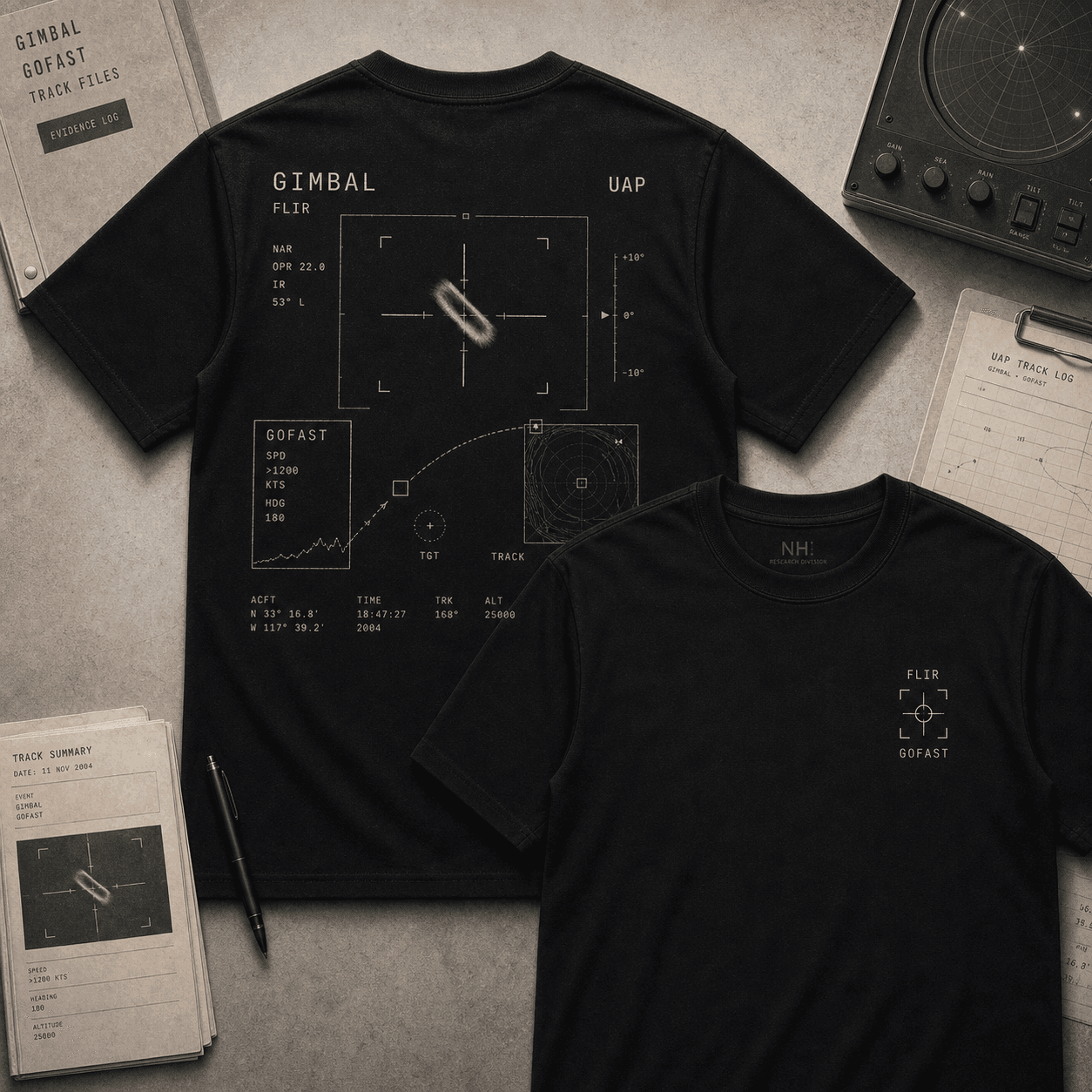 Gimbal GoFast Track Tee mockup